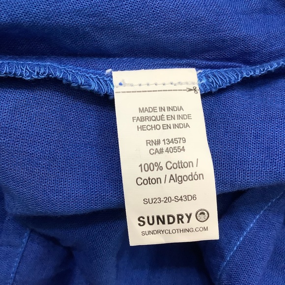 Sundry Blue Ombre Women's Dress - Picture 8 of 9